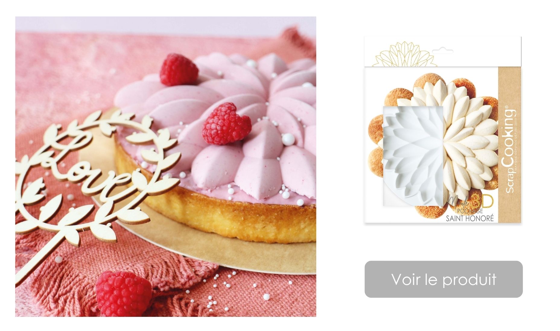 Recette tarte fruits rouges Saint honoré - ScrapCooking